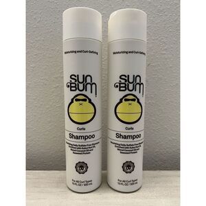Sun Bum Curls & Waves Shampoo 10 oz 300 ml. Shampoo Lot Of 2 Bottles